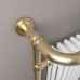 Eastbrook Isbourne Heated Towel Rail Brushed Brass and White